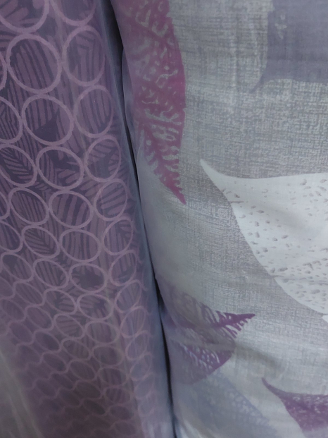 Тканина для постільної білизни Бязь "Gold" Lux GL1341 (A+B) абстрактний принт "Листя" - (50м+50м)