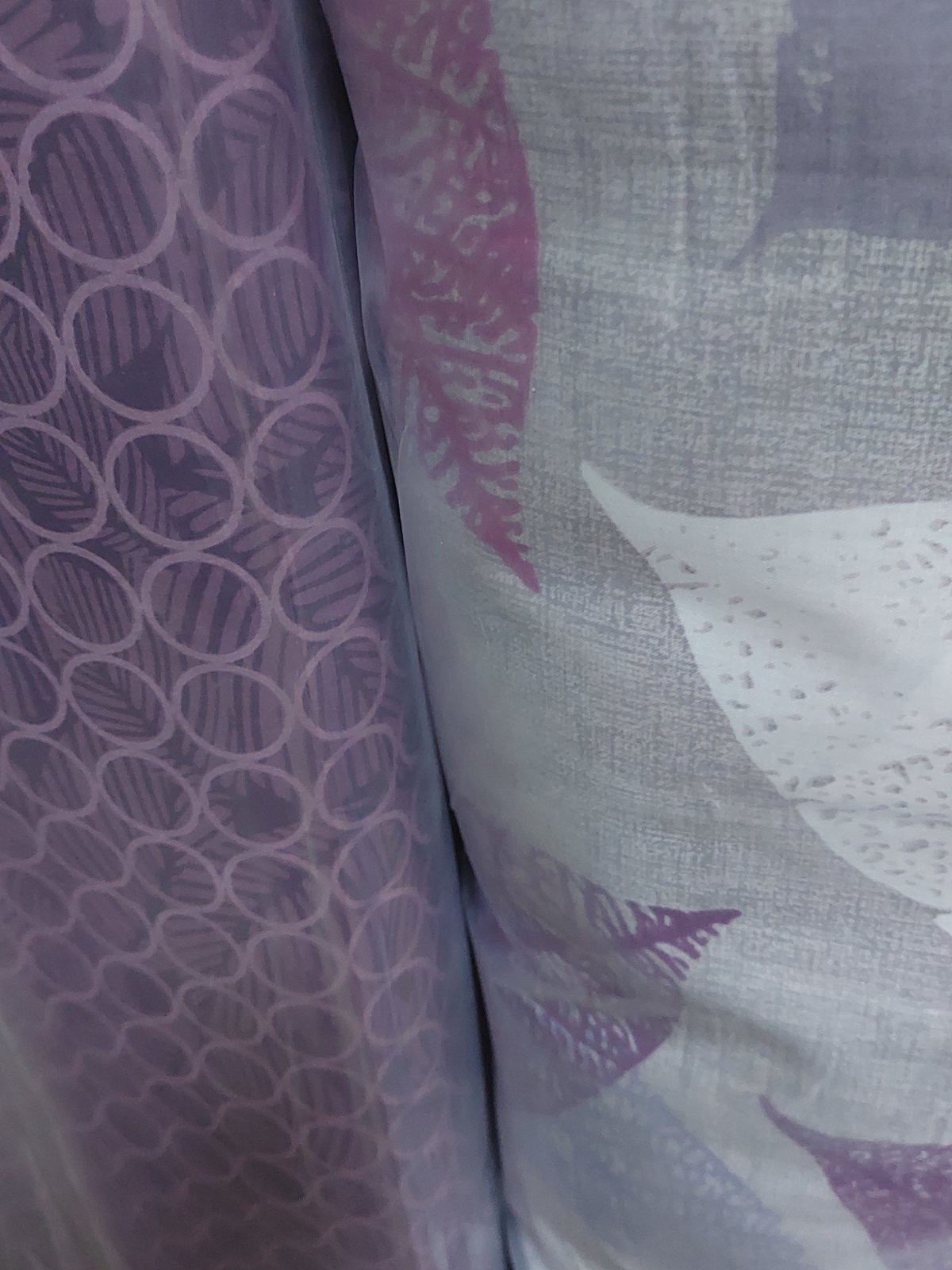 Тканина для постільної білизни Бязь "Gold" Lux GL1341 (A+B) абстрактний принт "Листя" - (50м+50м)