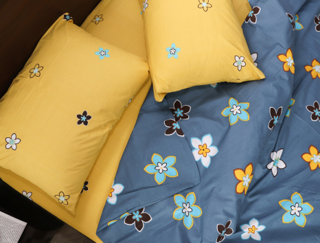 Двуспальный набор постельного белья 180*220 из Бязи "Gold" №151367AB Черешенка™