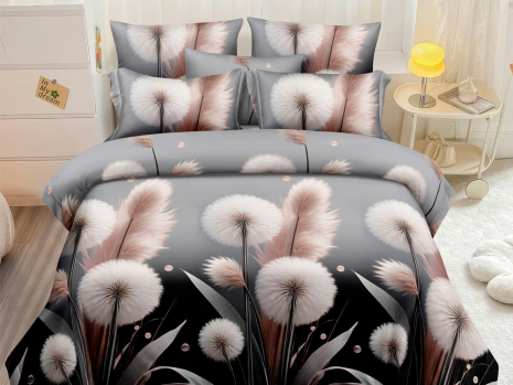 Євро набір постільної білизни 200*220 із полікотону №204932 Черешенька™