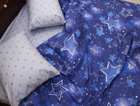 Евро макси набор постельного белья 200*220 из Сатина №009AB Черешенка™