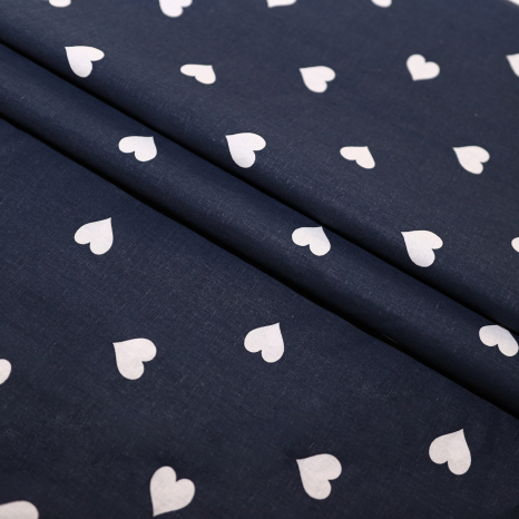 Ткань для постельного белья Бязь "Gold" Lux "Теплая любовь..." GL1520 (A+B) - (50м+50м)