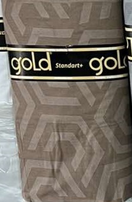 Тканина для постільної білизни Бязь "Gold" Lux GL7865brown