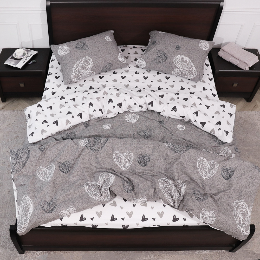 Двуспальный набор постельного белья 180*220 из Бязи "Gold" №158406AB Черешенка™