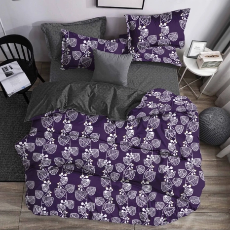 Ткань для постельного белья Бязь "Gold" Lux GL1539violet