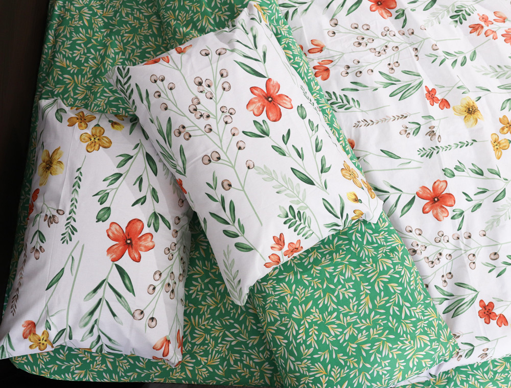 Сімейний набір постільної білизни із Бязі "Gold" №159114AB Черешенка™