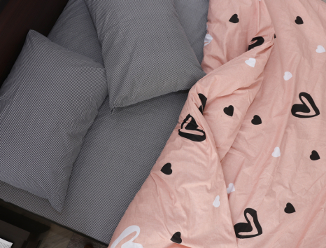 Двоспальний набір постільної білизни 180*220 із Бязі "Gold" №158057AB Черешенка™