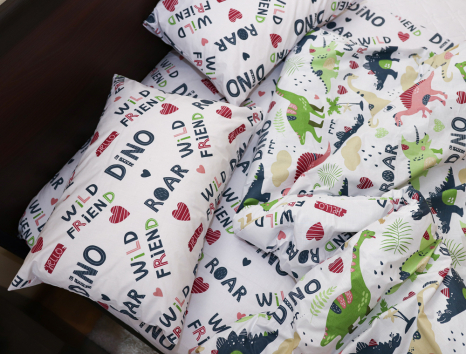 Полуторний набір постільної білизни 150*220 із Бязі "Gold" №161263AB Черешенка™