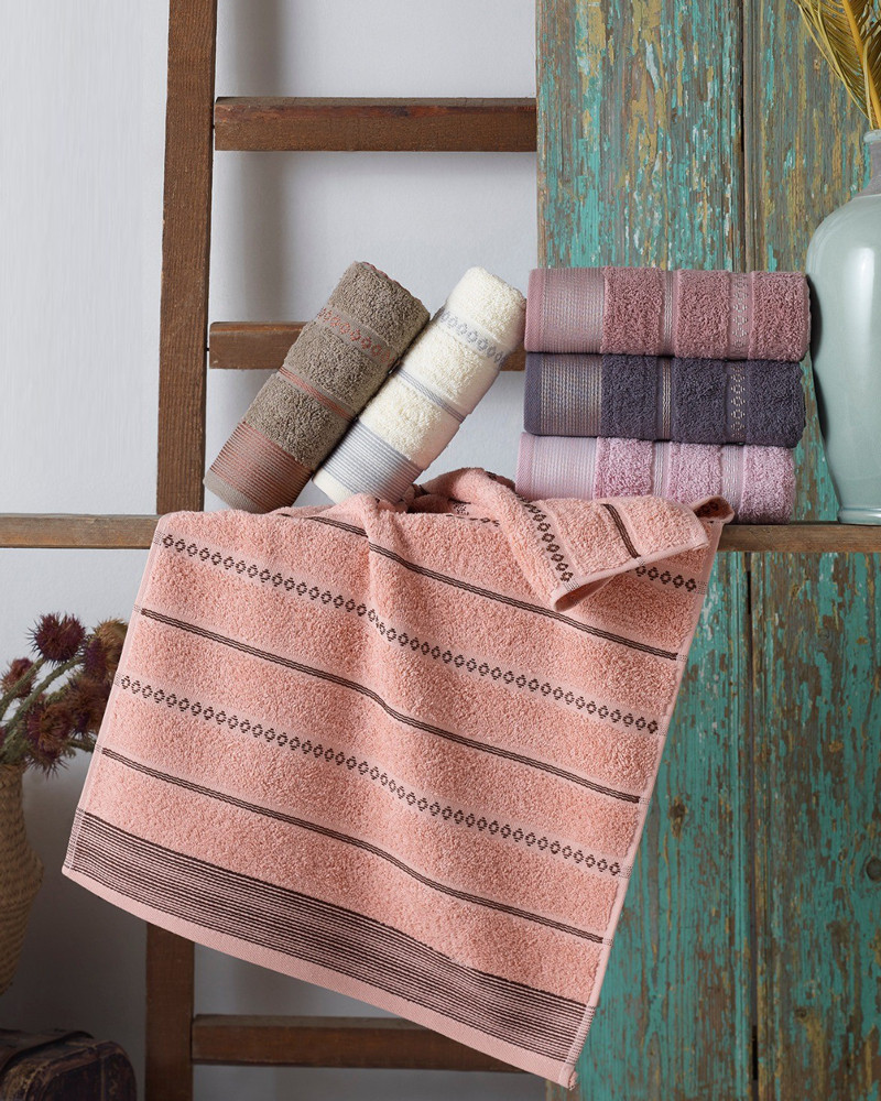 Комплект махрових рушників CESTEPE CIZGILI (90*50)