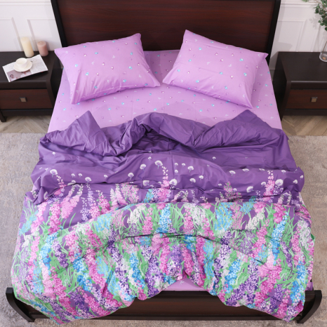 Евро макси набор постельного белья 200*220 из Сатина №44172AB Черешенка™