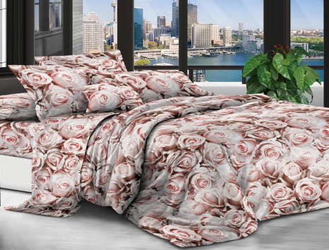 Двуспальный набор постельного белья 180*220 из поликотона №204031 Черешенка™