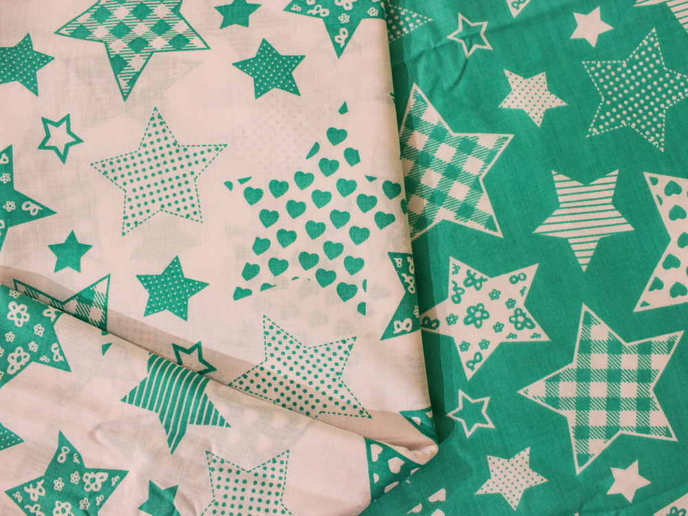 Полуторний набір постільної білизни 150*220 із Бязі "Gold" №157230AB Черешенка™