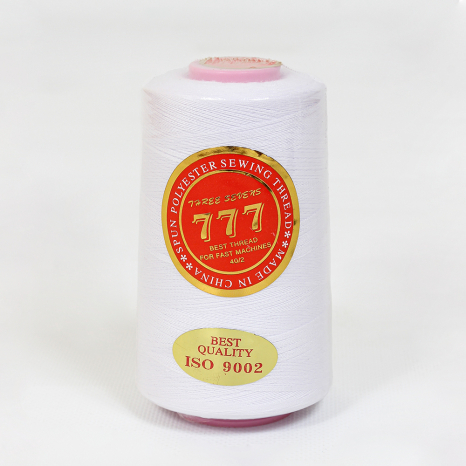 Нитки 777 40/2 WHITE білий