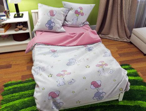 Тканина для постільної білизни Бязь "Gold" Lux дитяча "Маленька зірка" GLB180