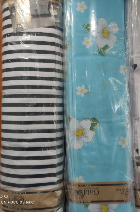 Тканина для постільної білизни Бязь "Gold" Lux "Рай скрізь" GL1585 (A+B) - (50м+50м)