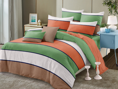 Семейный набор хлопкового постельного белья из Сатина №1776 Черешенка™