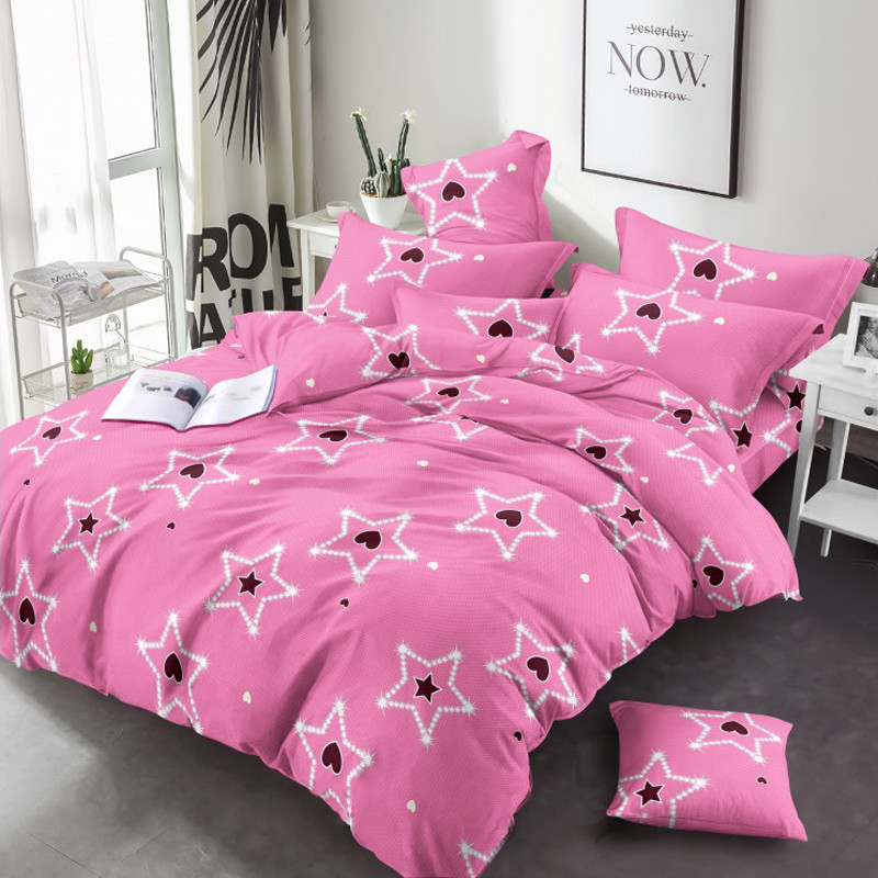 Ткань для постельного белья Бязь "Gold" Lux GL3741pink