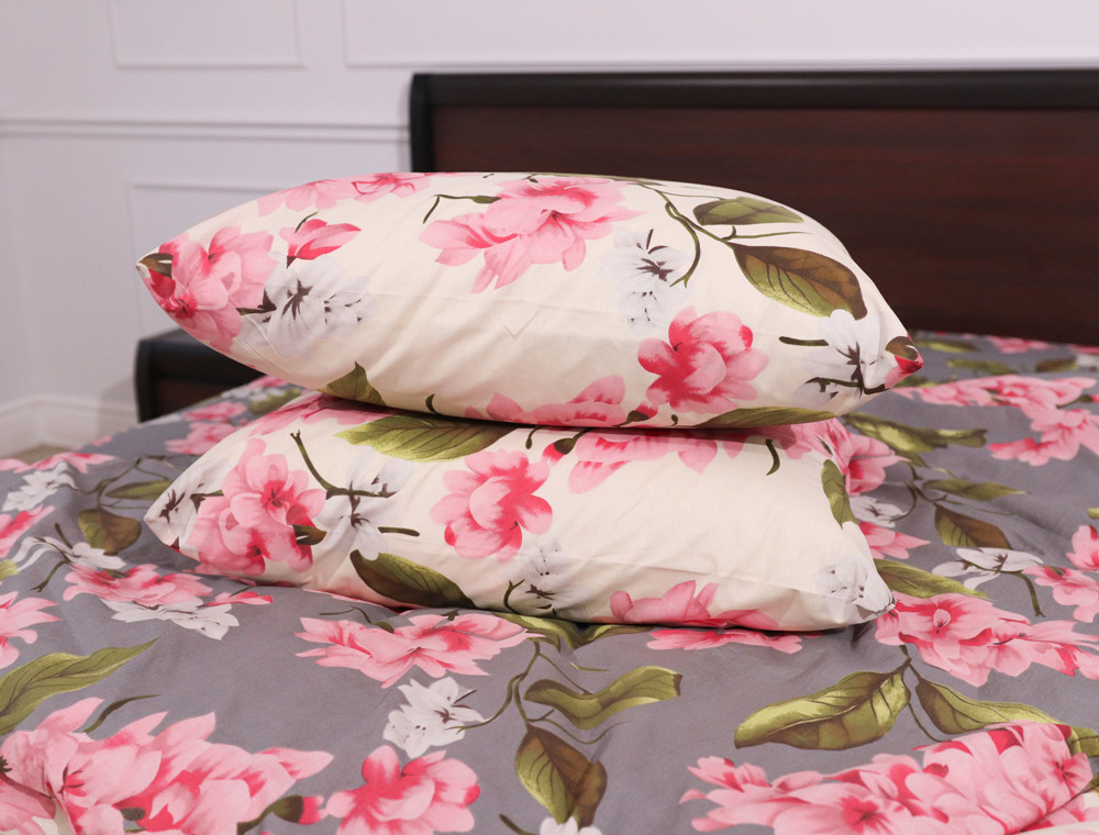 Євро-максі набір постільної білизни 200*220 із Бязі "Gold" №151209АВ Черешенка™