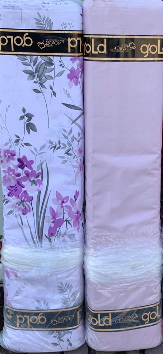 Ткань для постельного белья Бязь "Gold" Lux GL8300 (A+B) - (50м+50м)