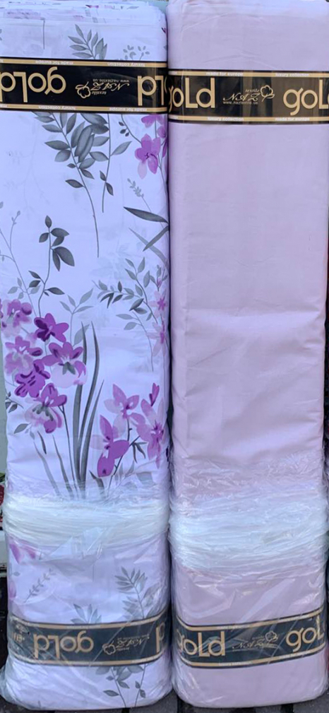 Ткань для постельного белья Бязь "Gold" Lux GL8300 (A+B) - (50м+50м)