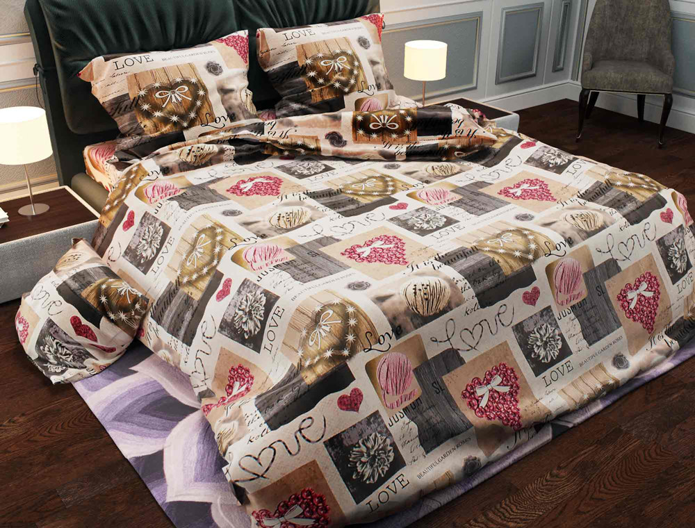 Ткань для постельного белья Бязь "Gold" Lux GL520