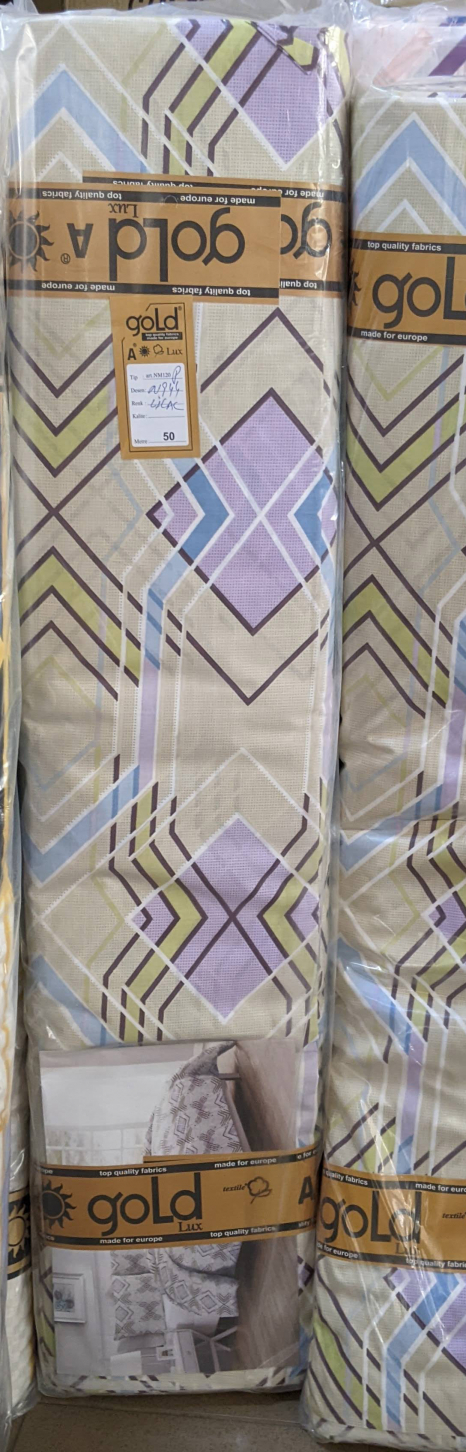 Тканина для постільної білизни Бязь "Gold" Lux GL3627pink