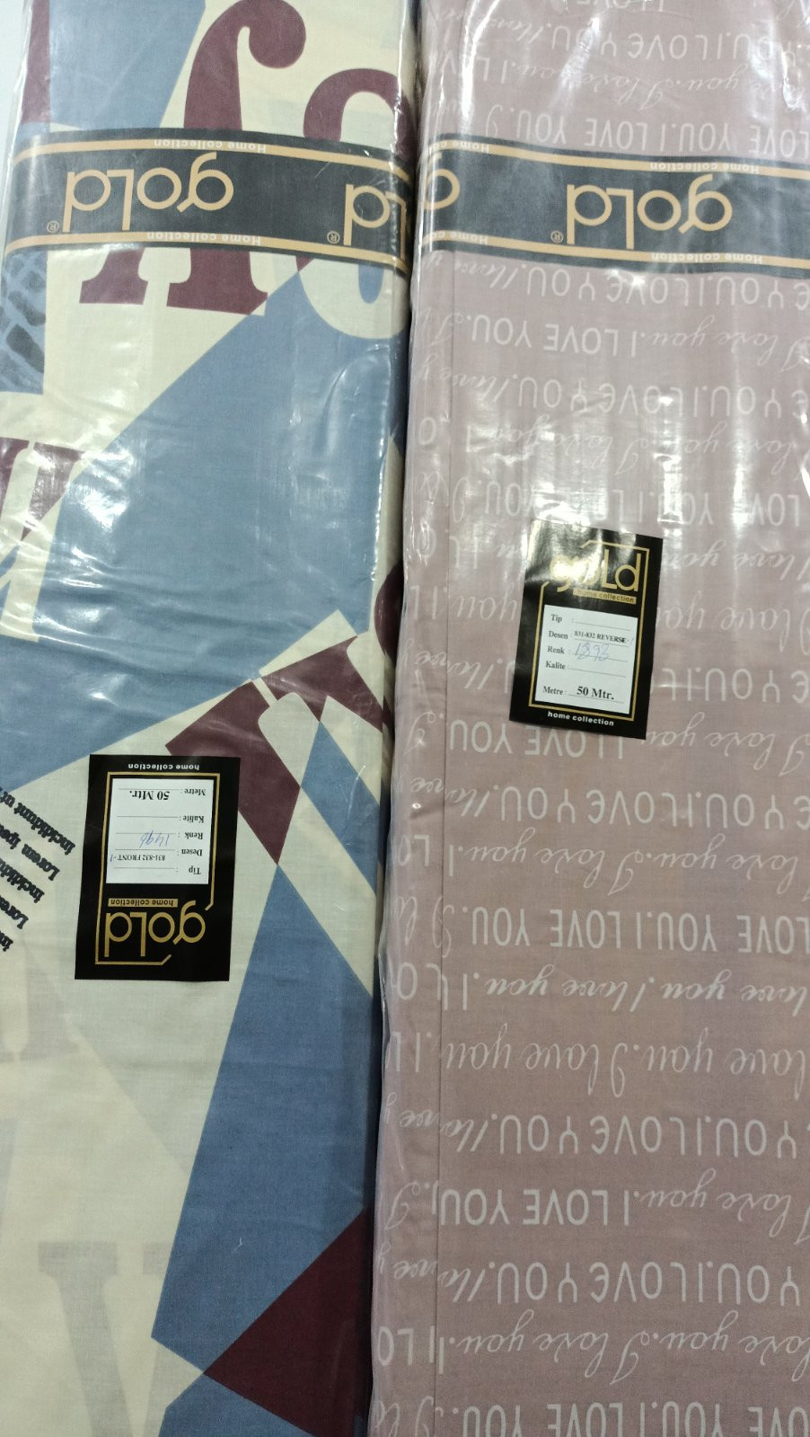 Тканина для постільної білизни Бязь "Gold" Lux GL1691 (A+B) - (50м+50м)