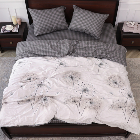 Сімейний набір постільної білизни із Сатину №44336AB Черешенка™