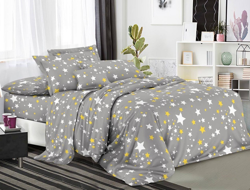 Двоспальний набір постільної білизни 180*220 із полікотону №202562 Черешенька™