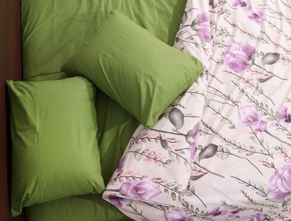 Семейный набор хлопкового постельного белья из Бязи "Gold" №158196AB Черешенка™