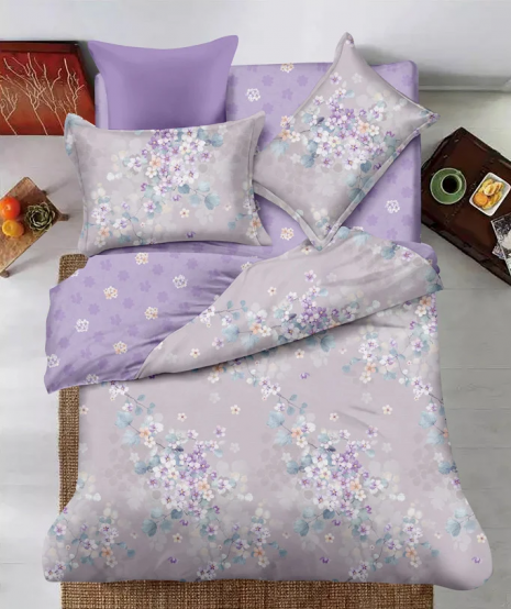 Ткань для постельного белья Сатин S12-4 (A+B) - (60м+60м)