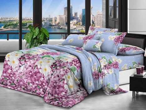 Евро набор постельного белья 200*220 из поликотона №207579 Черешенка™