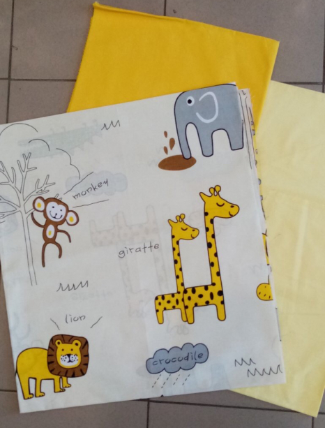 Ткань для постельного белья Бязь "Gold" Lux детская "Африканские животные" GLB178A