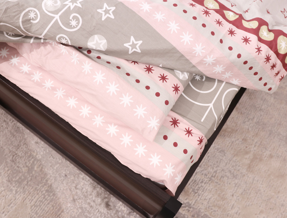 Евро макси набор постельного белья 200*220 из Сатина №484638 Черешенка™