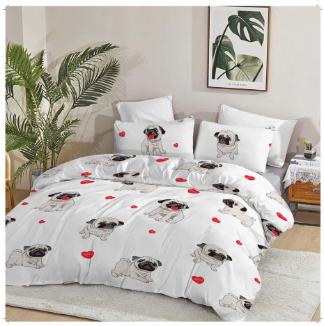 Ткань для постельного белья Бязь "Gold" Lux GL50927white