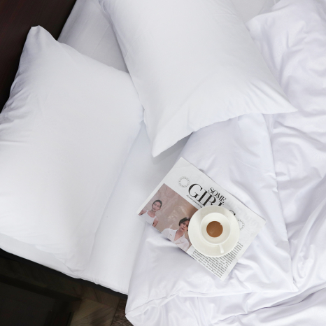 Сімейний набір постільної білизни 240*220 із мікрофібри №2012346 Черешенька™