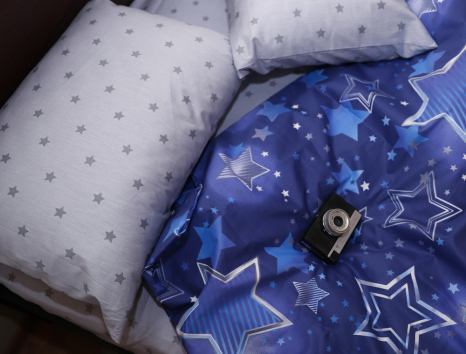 Сімейний набір постільної білизни із Сатину №009AB Черешенка™