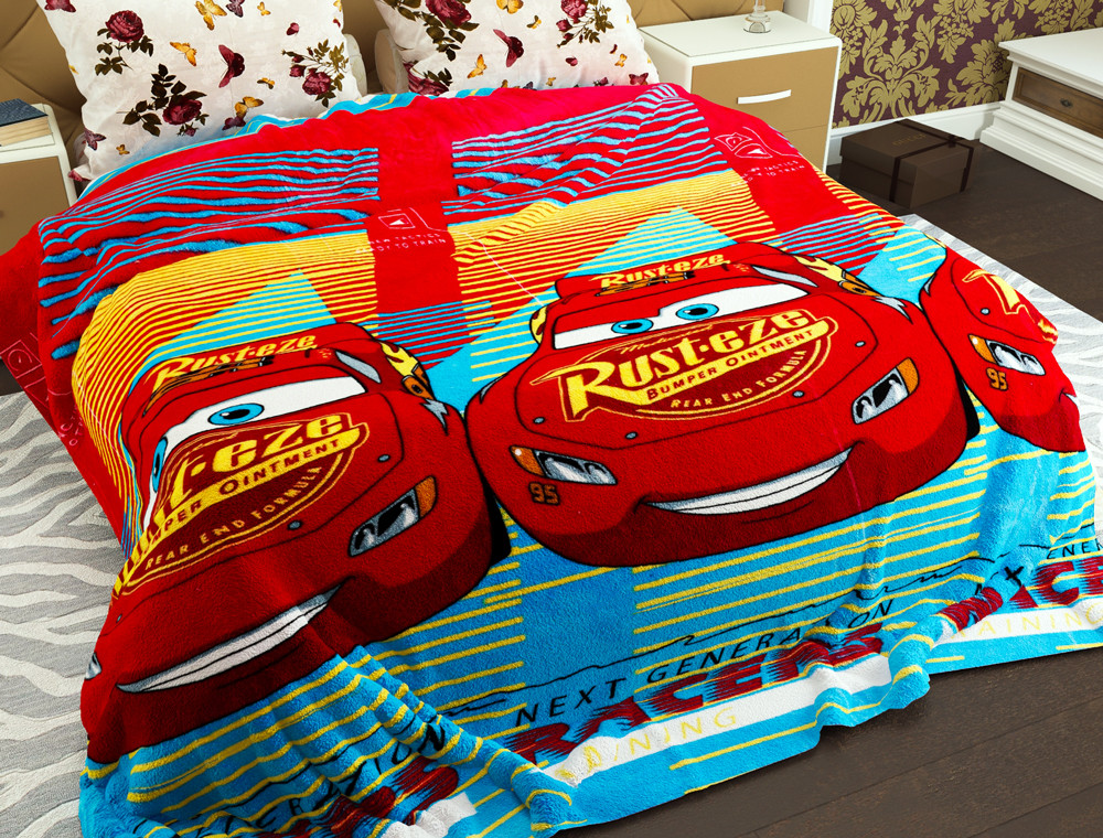 Полуторний флісовий плед №33646