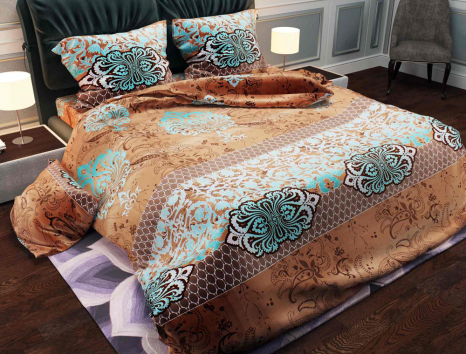 Ткань для постельного белья Бязь "Gold" Lux GL676