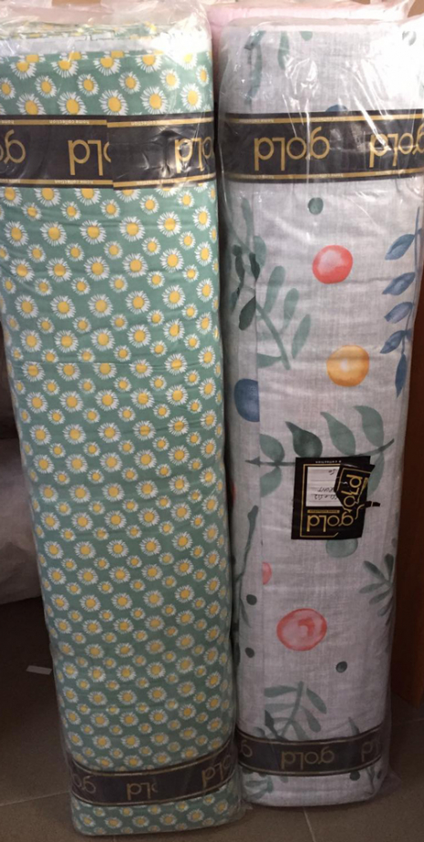 Ткань для постельного белья Бязь "Gold" Lux "Хорошо себя чувствовать74 (A+B) - (50м+50м)