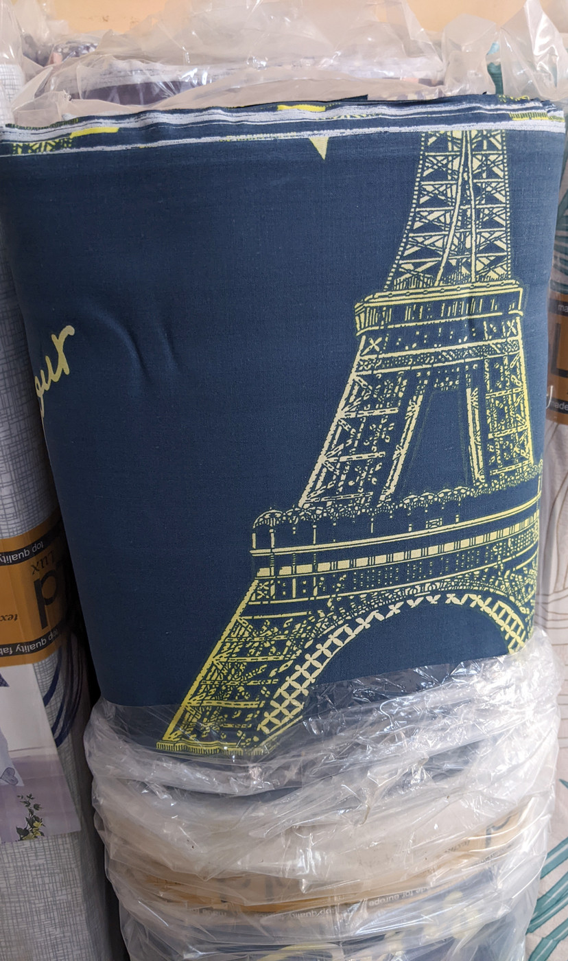 Ткань для постельного белья Бязь "Gold" Lux GL3698blue