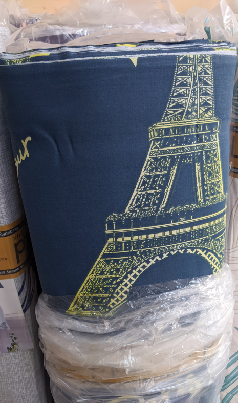 Ткань для постельного белья Бязь "Gold" Lux GL3698blue