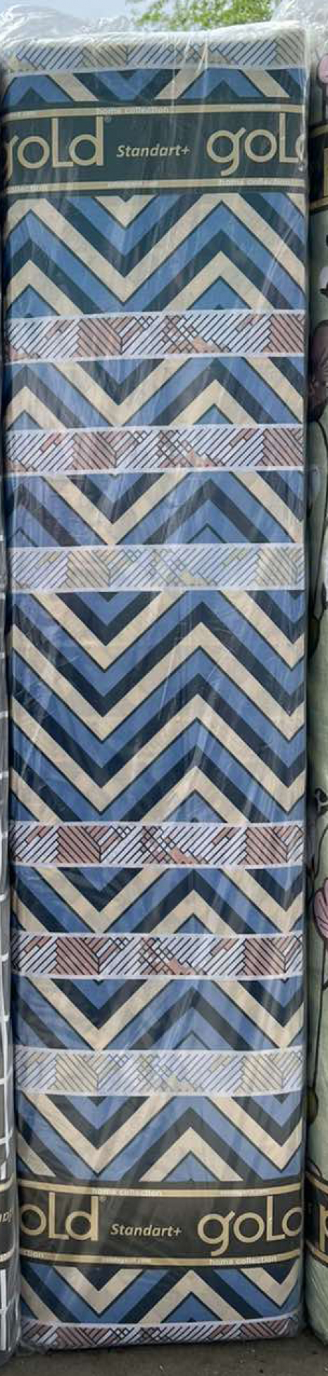 Ткань для постельного белья Бязь "Gold" Lux GL3532blue