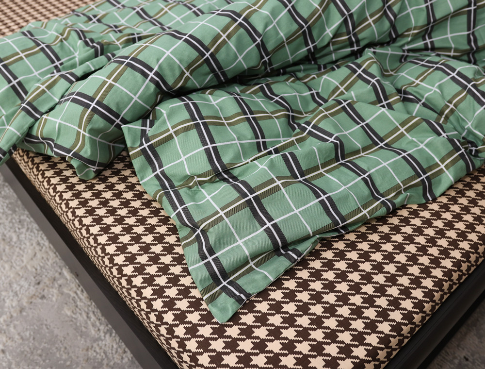 Двоспальний набір постільної білизни 180*220 із Бязі "Gold" №157934AB Черешенка™