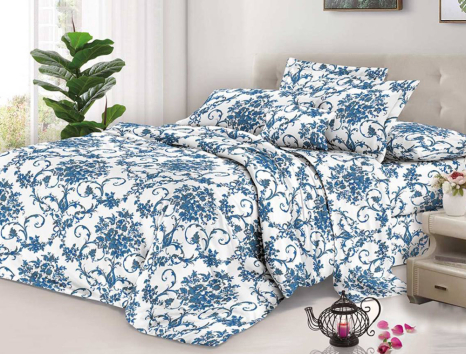 Двоспальний набір постільної білизни 180*220 із полікотону №204501 Черешенька™