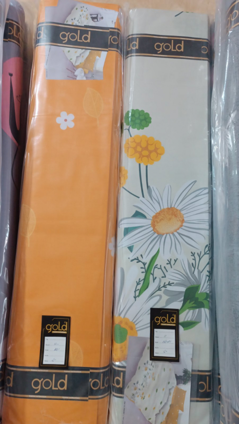 Тканина для постільної білизни Бязь "Gold" Lux GL1987 (A+B) - (50м+50м)