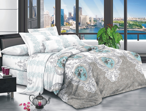 Семейный набор постельного белья 240*220 из поликотона №207357 Черешенка™