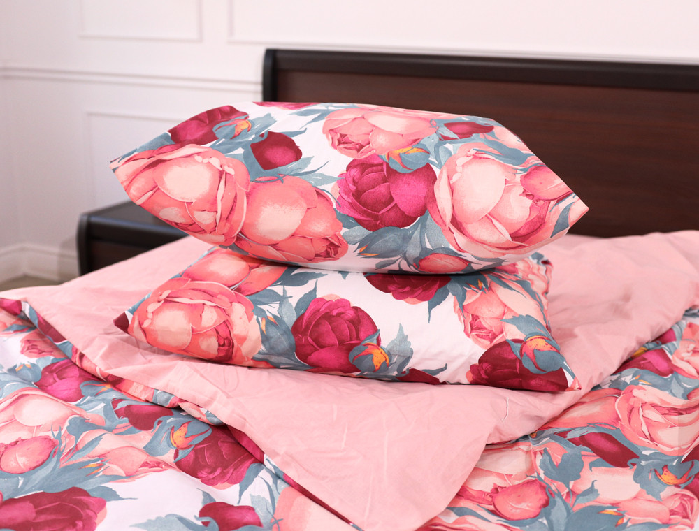 Семейный набор хлопкового постельного белья из Бязи "Gold" №153119AB Черешенка™