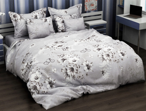 Семейный набор хлопкового постельного белья из Бязи "Gold" №154020 Черешенка™