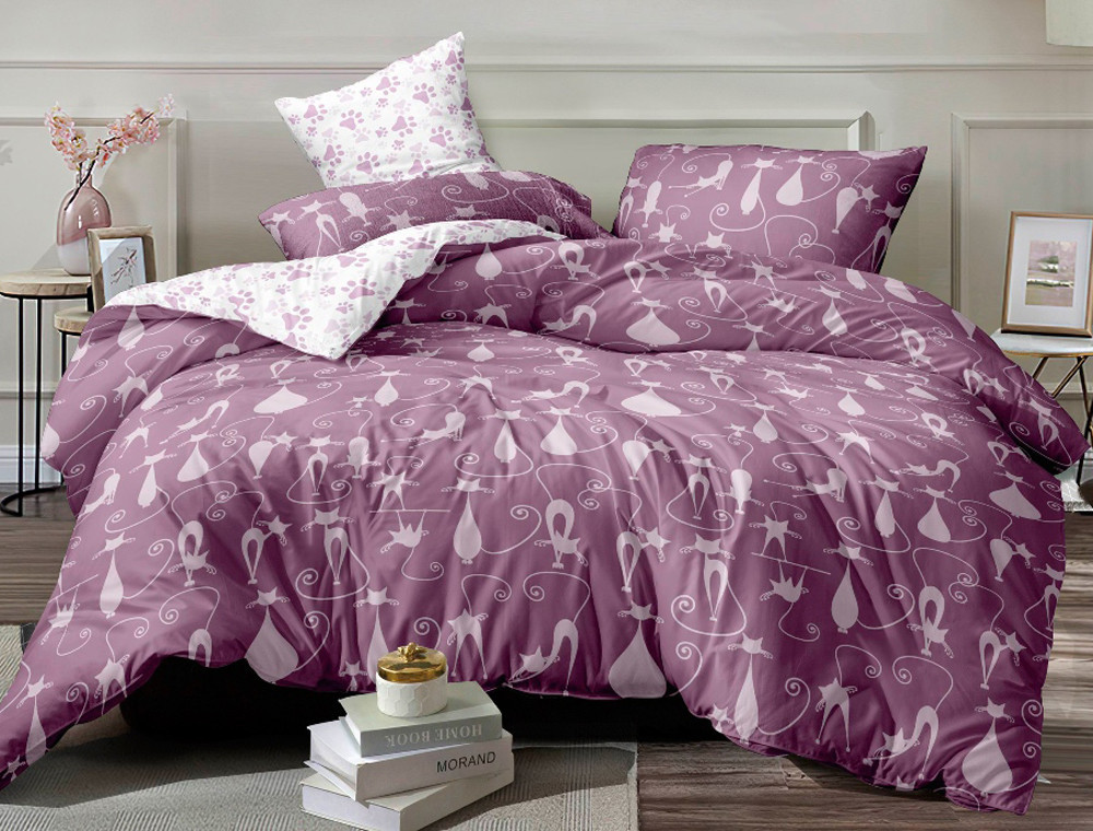 Ткань для постельного белья Сатин S-82-1 (A+B) - (60м+60м)